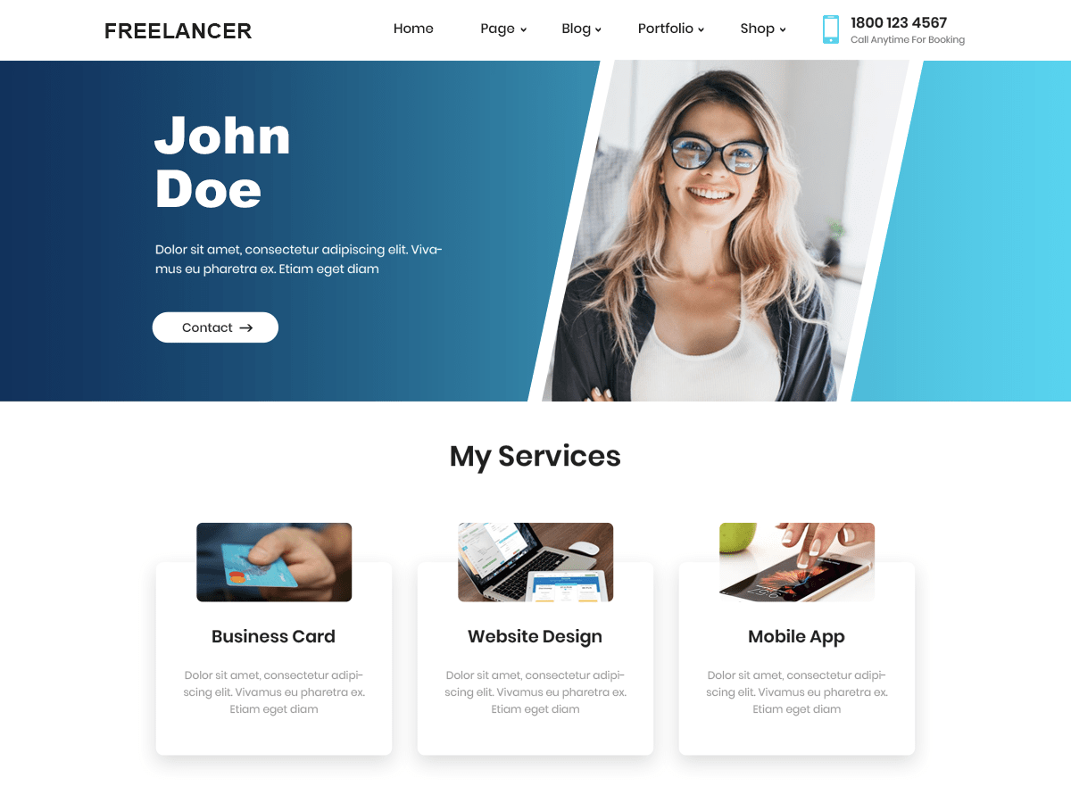 Freelancer Plus WordPress 主题