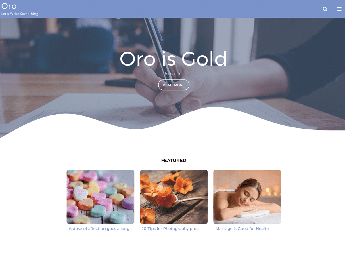ORO WordPress 主题