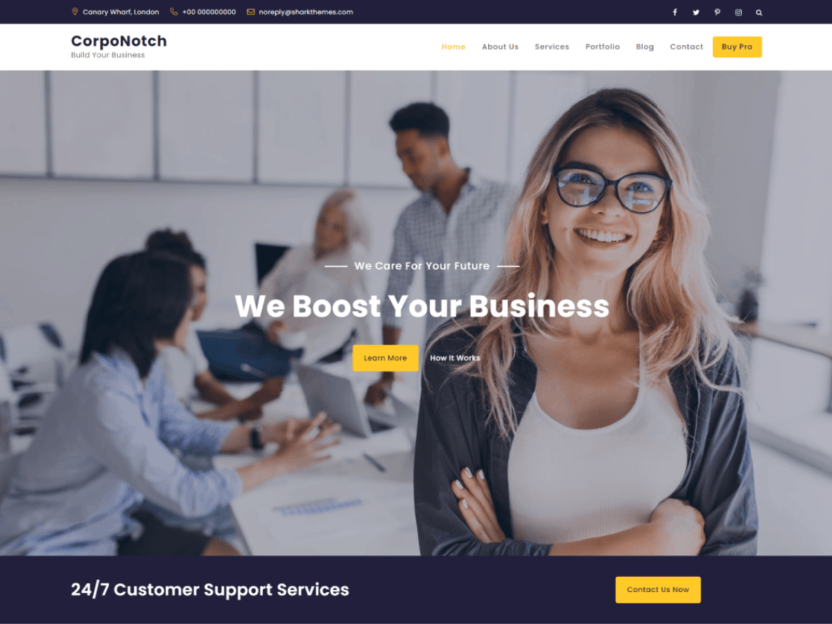 CorpoNotch WordPress 主题