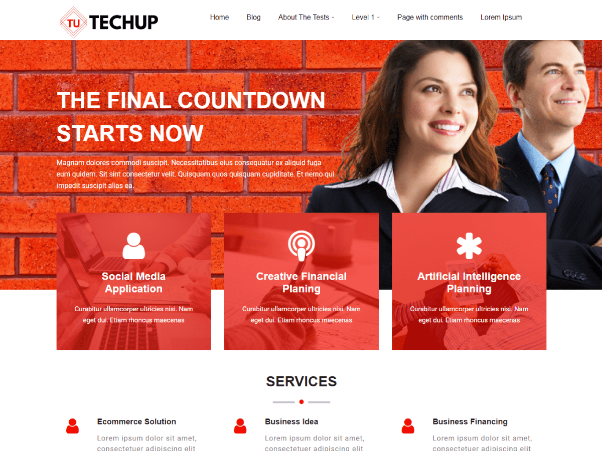 Techup WordPress 主题