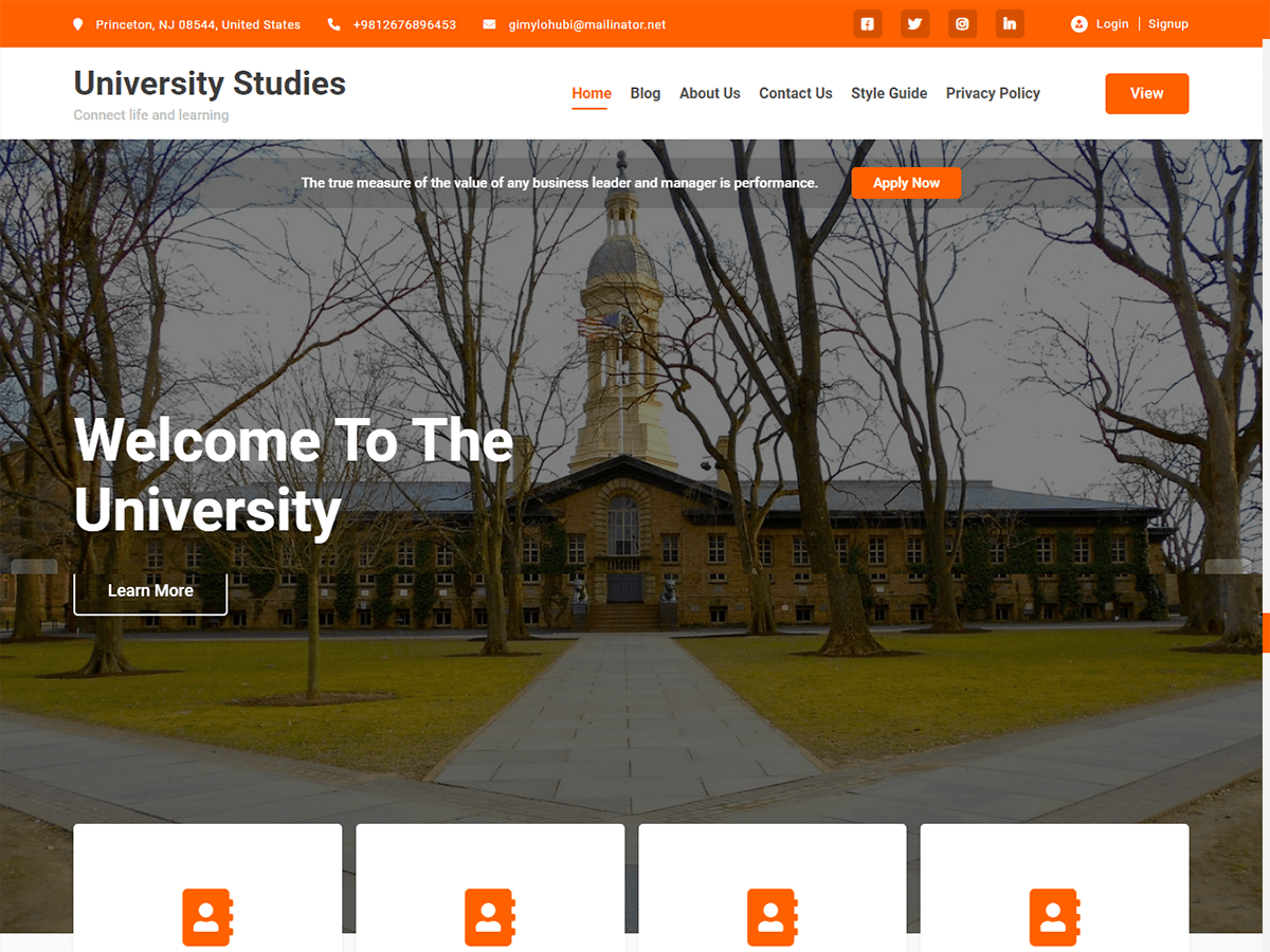 Edufront WordPress 主题