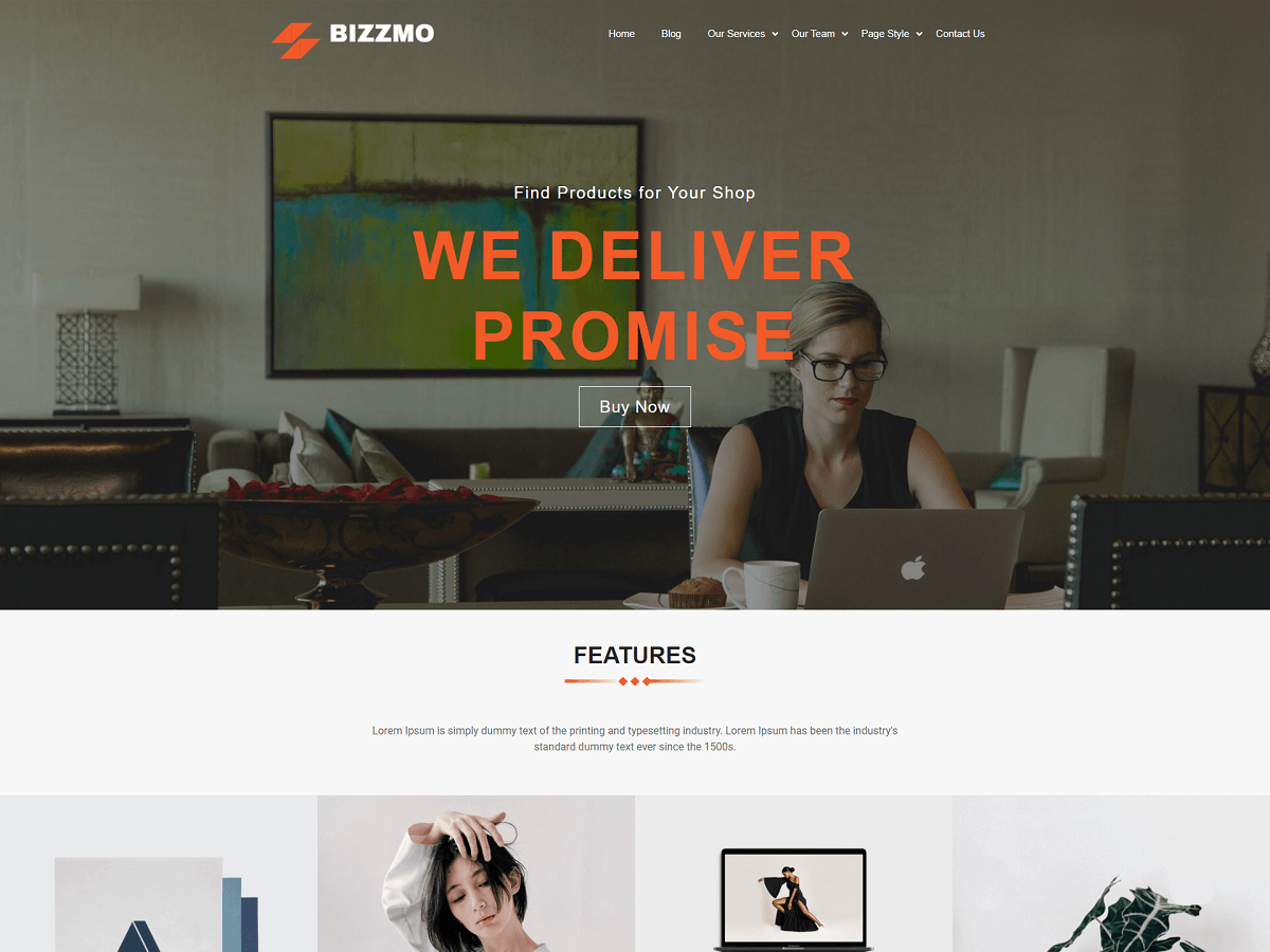 Bizzmo WordPress 主题