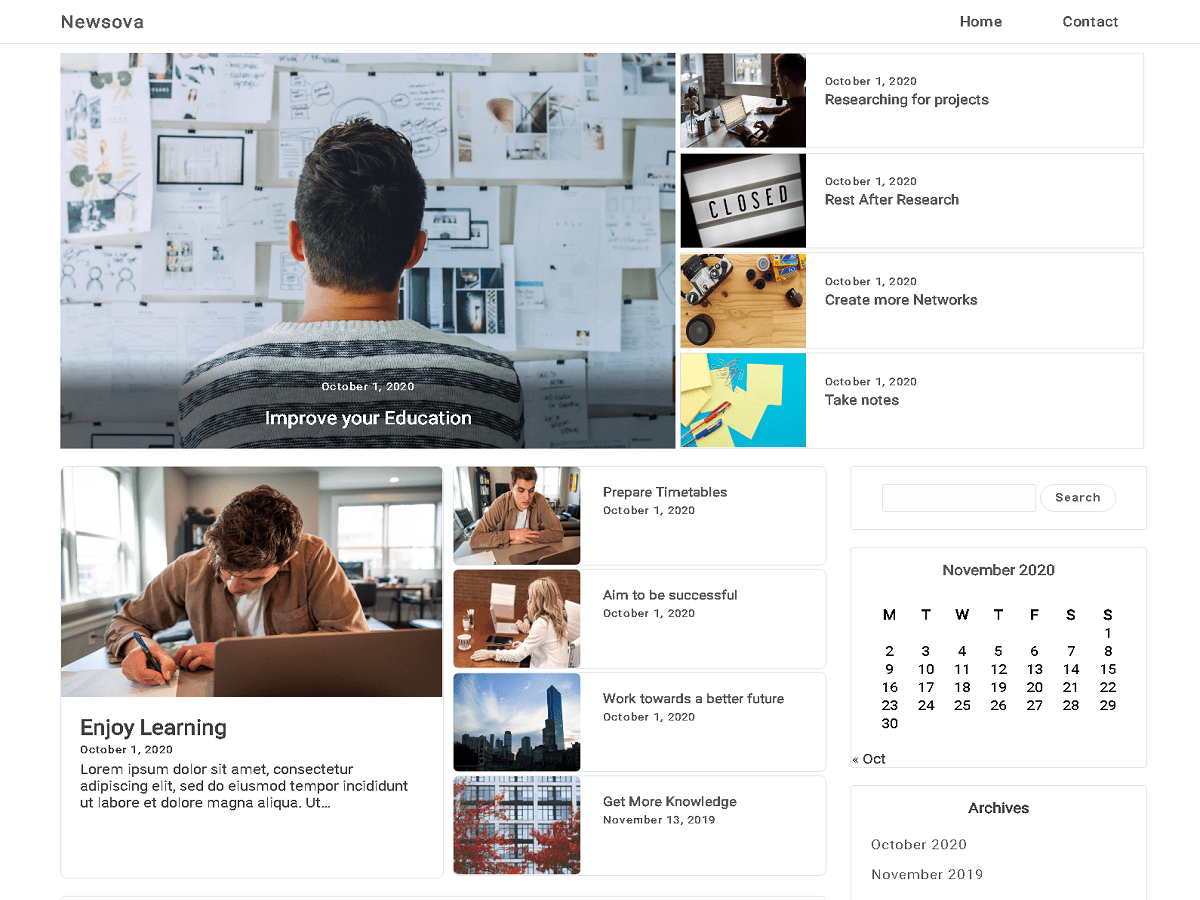 Newsova WordPress 主题