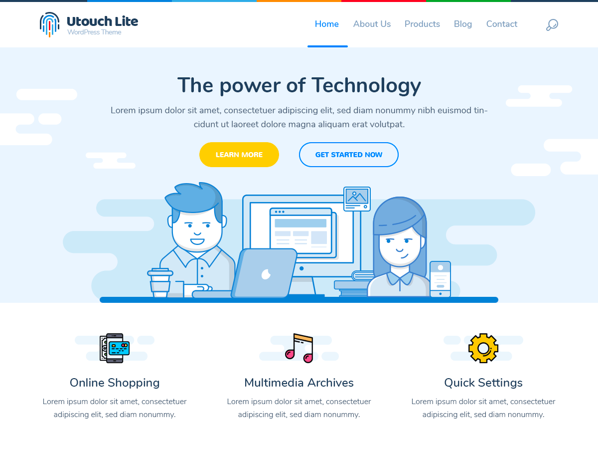 Utouch Lite WordPress 主题