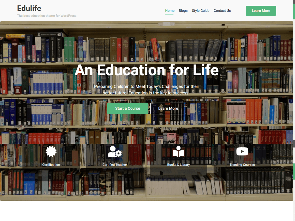 Edulife WordPress 主题