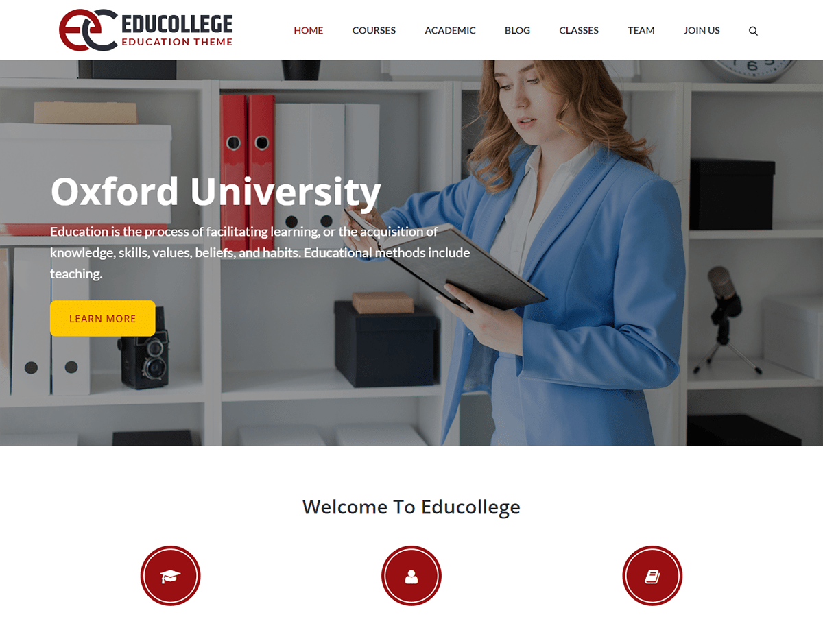 Educollege WordPress 主题