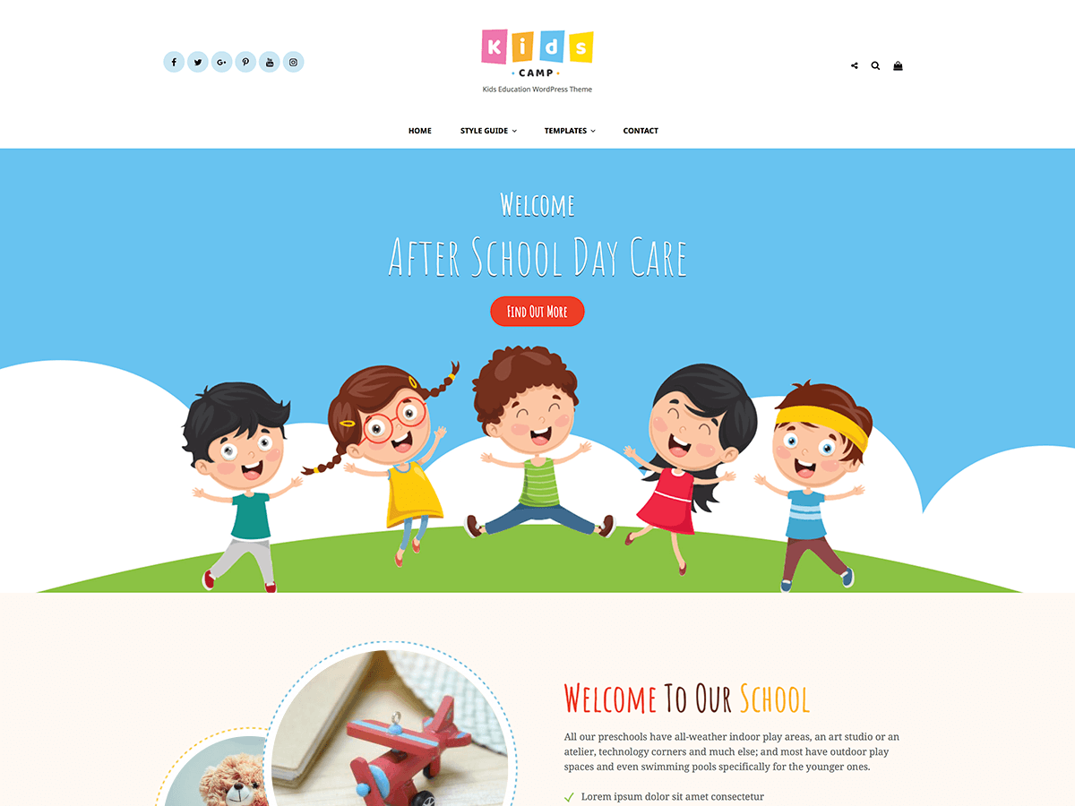 Kids Camp WordPress 主题