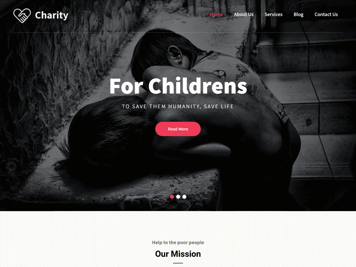 Pin Charity WordPress 主题