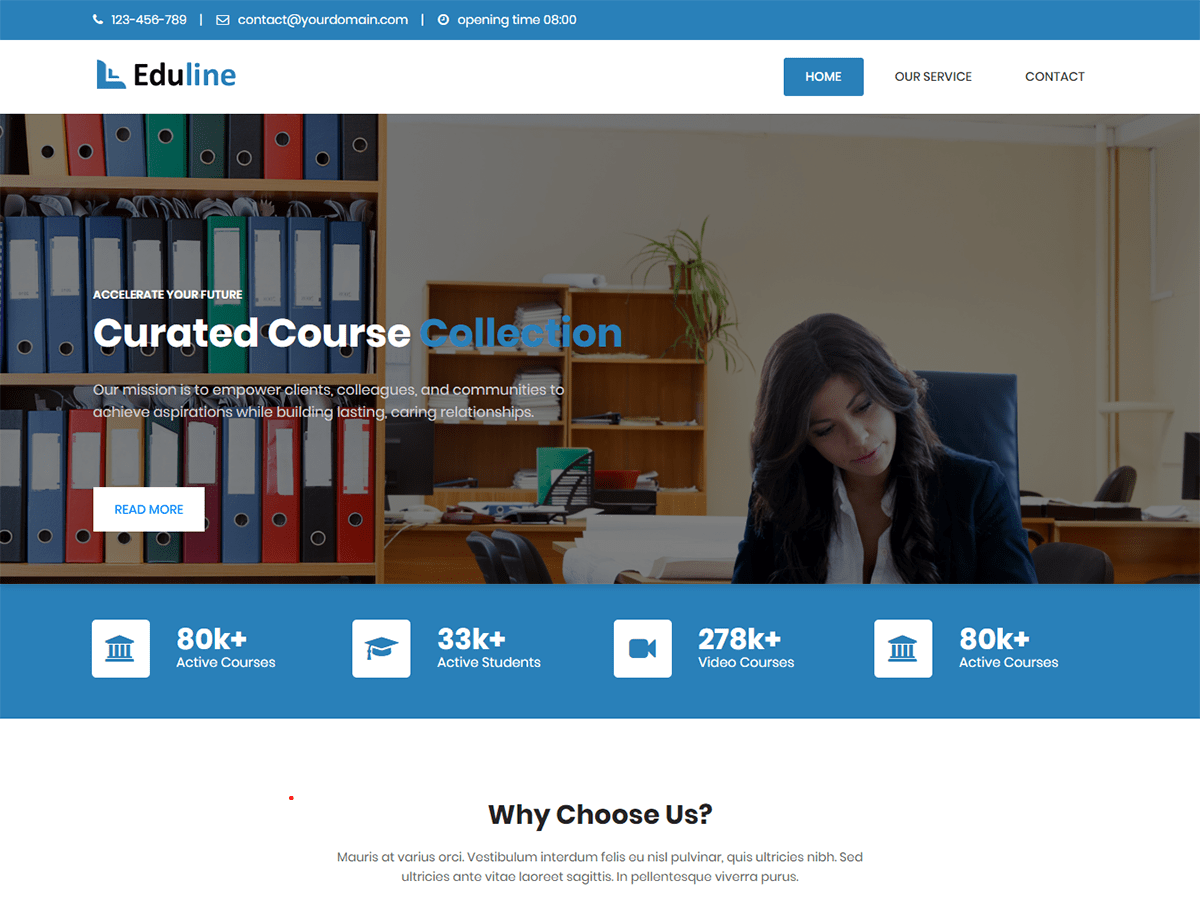 Eduline WordPress 主题