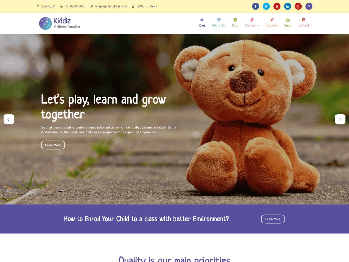 Kiddiz WordPress 主题