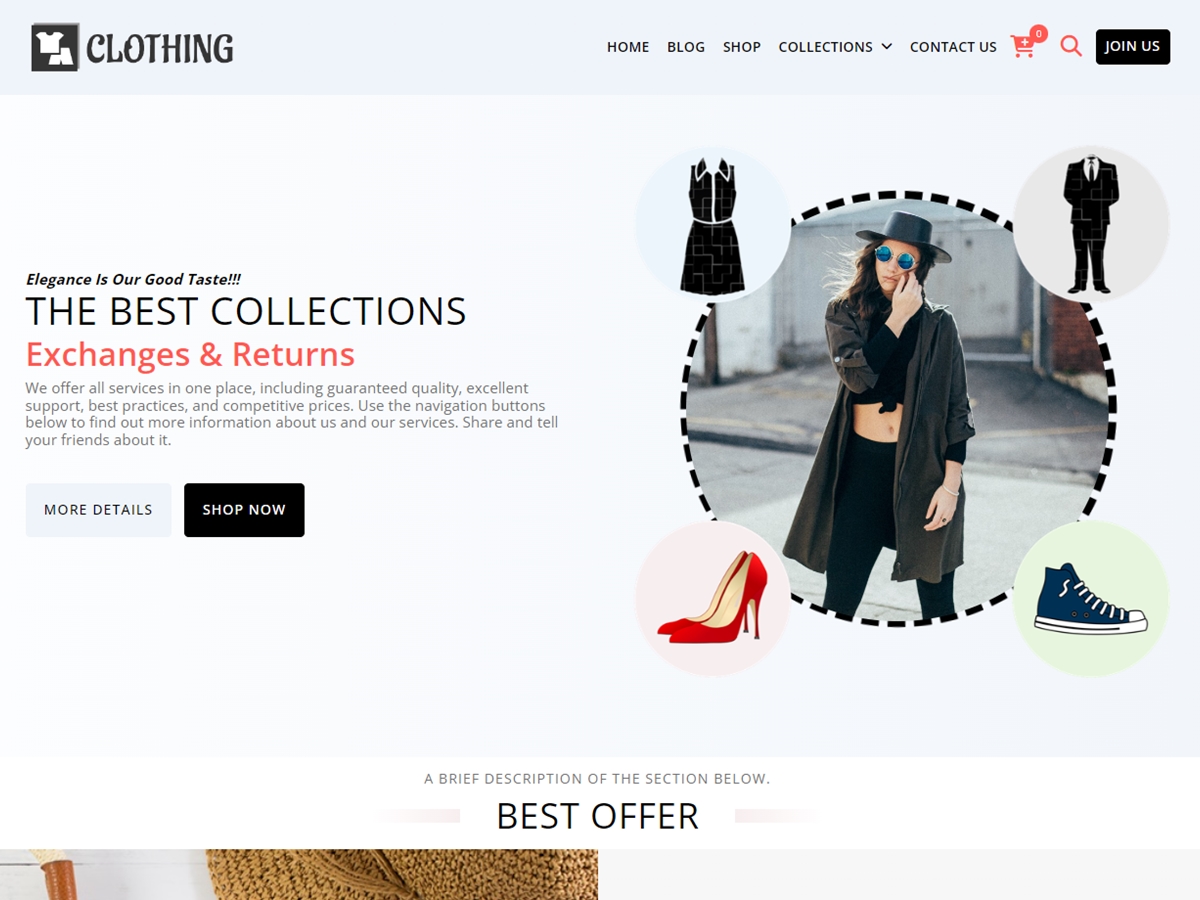 Clothing WordPress 主题