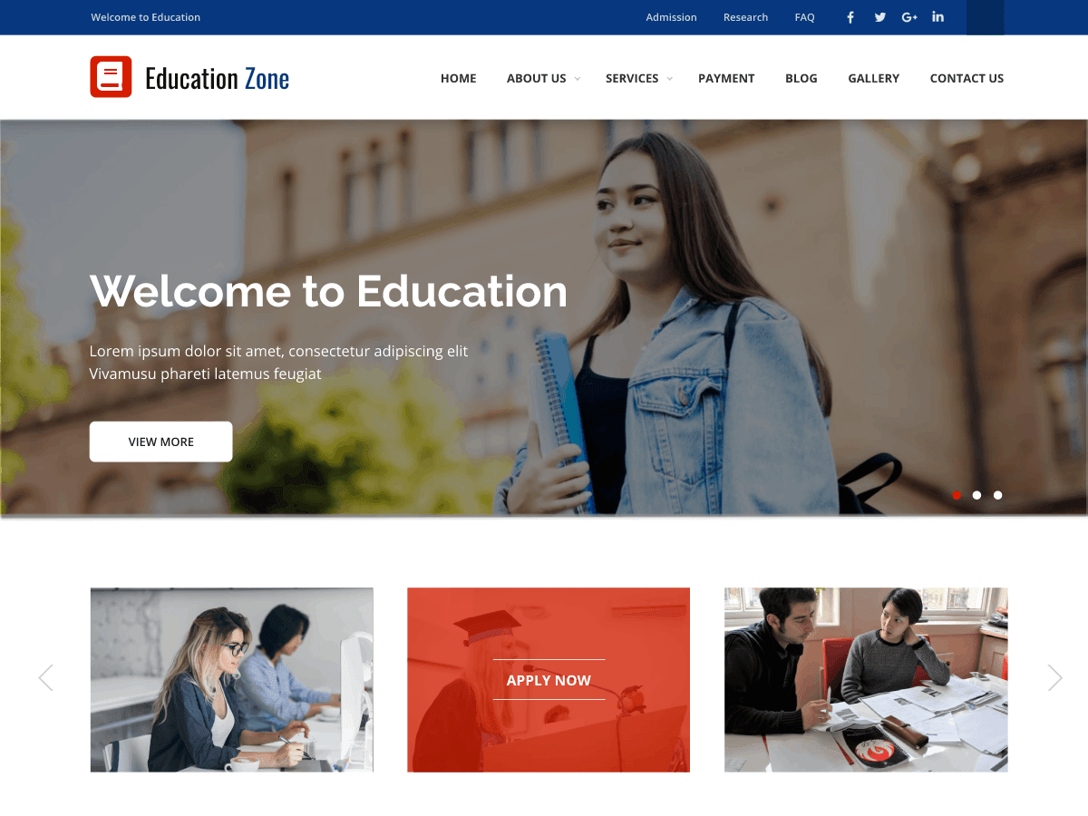Educational Zone WordPress 主题