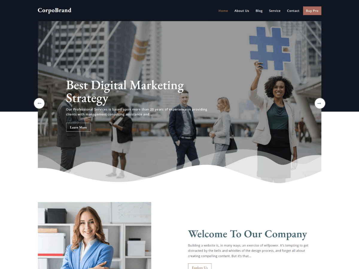 Corpobrand WordPress 主题