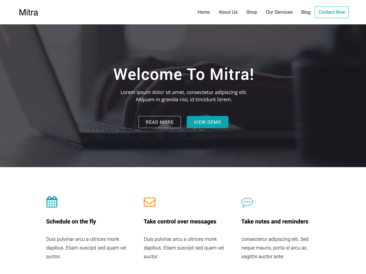 Mitra WordPress 主题