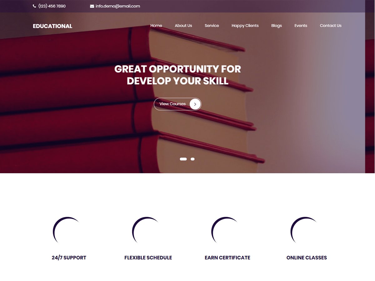 Educational WordPress 主题