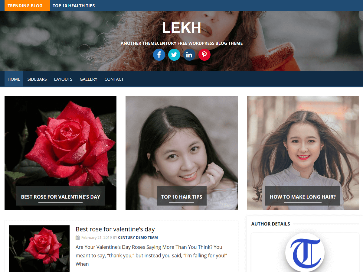 Lekh WordPress 主题