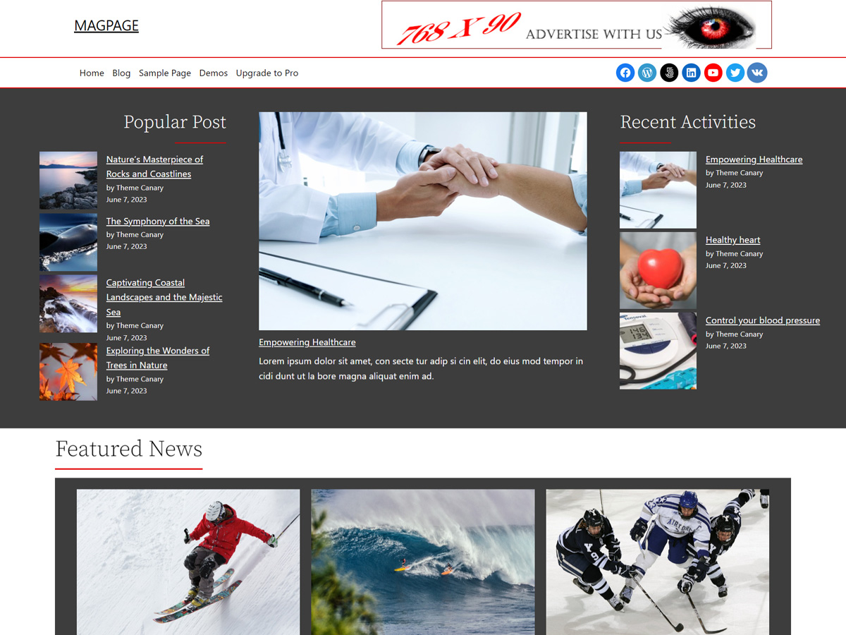 MagPage WordPress 主题