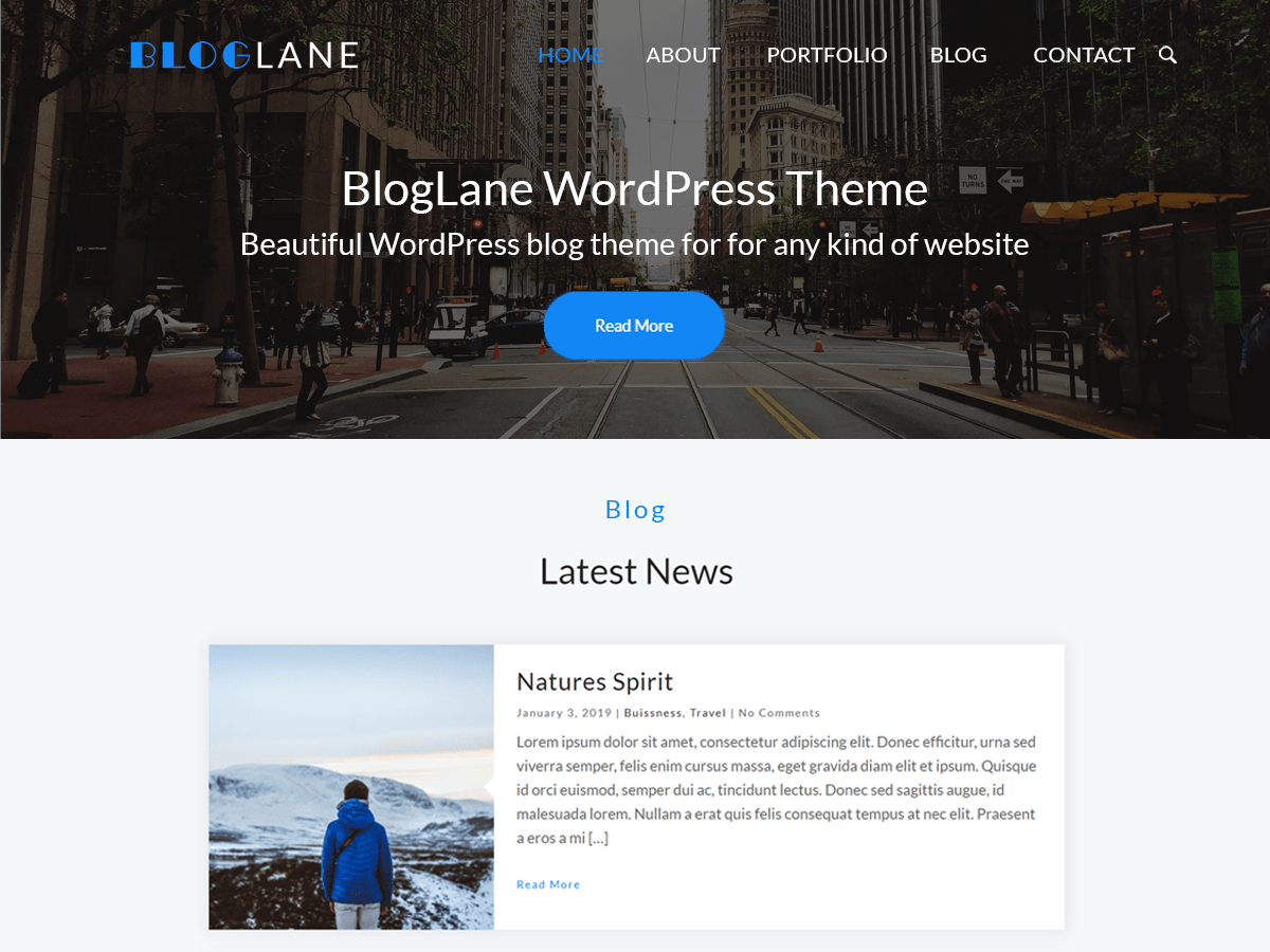 Bloglane WordPress 主题
