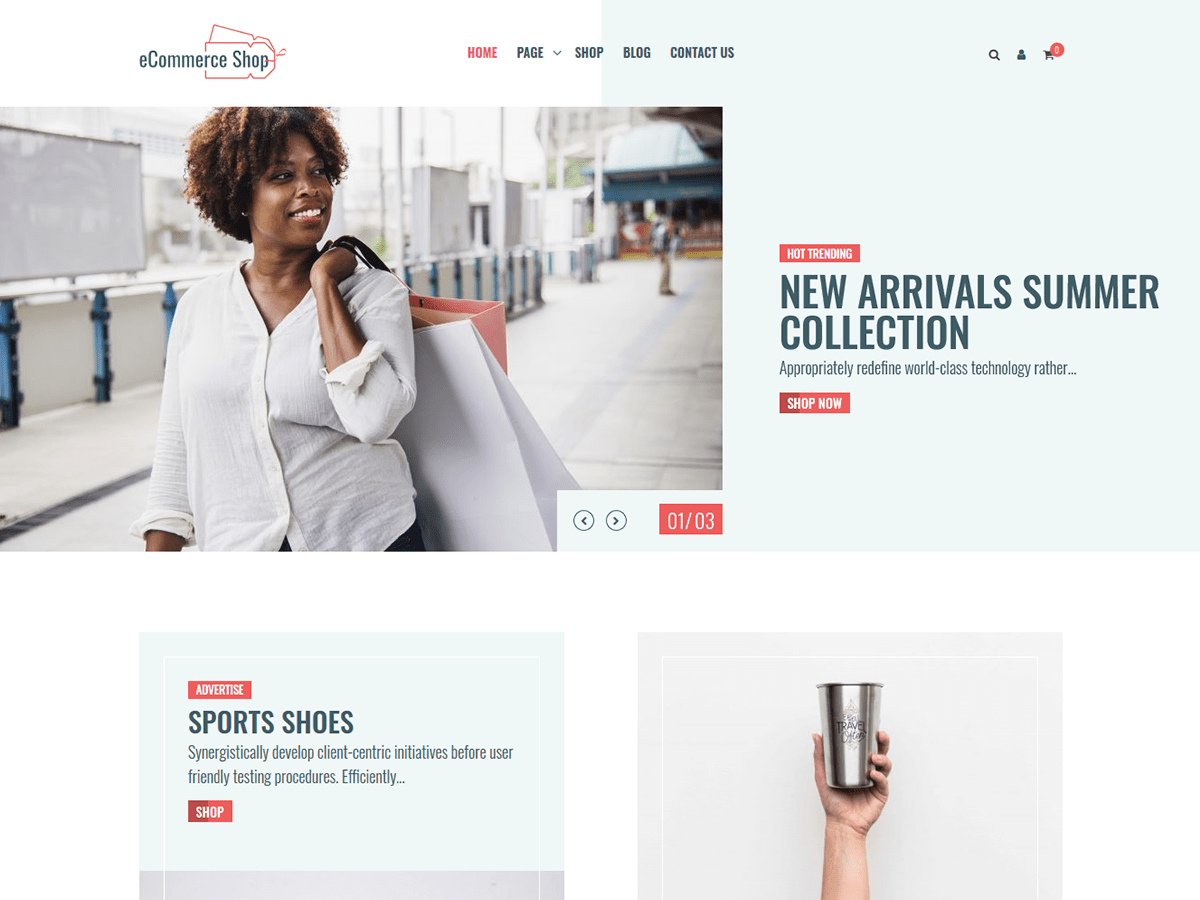 eCommerce Shop WordPress 主题
