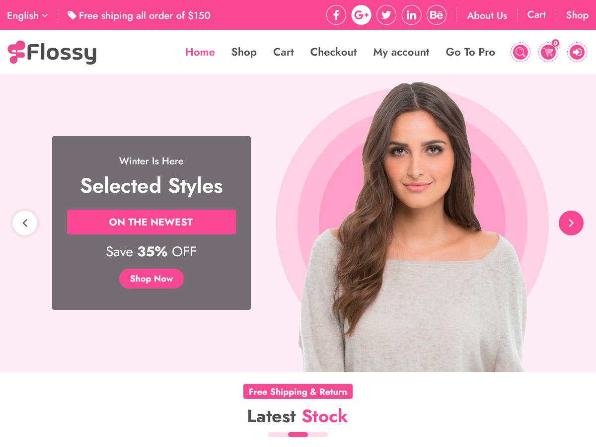 Flossy WordPress 主题
