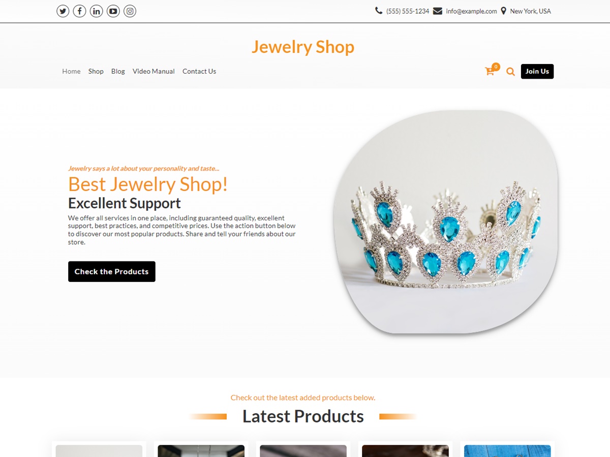 Jewelry Shop WordPress 主题