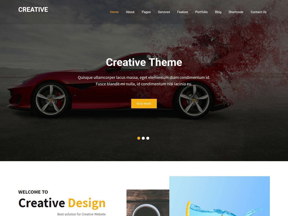 Creative Lite WordPress 主题