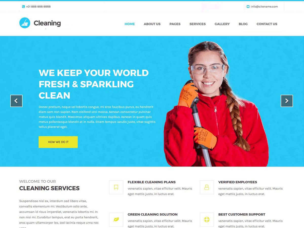 Cleaning Lite WordPress 主题
