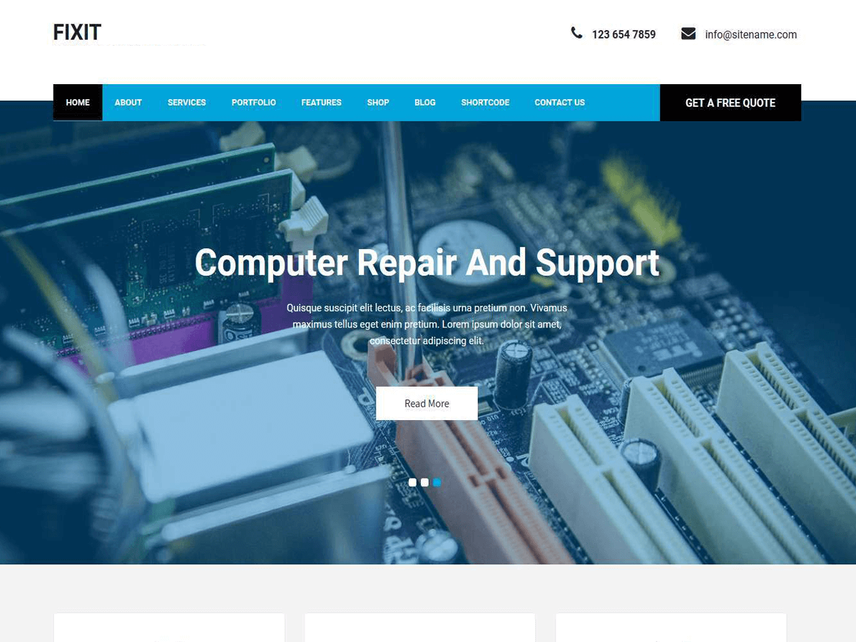 Fixit Lite WordPress 主题