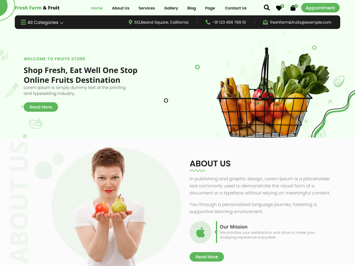 Fruits Farming WordPress 主题