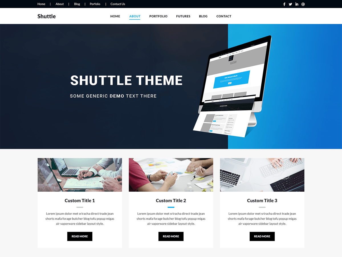 Shuttle eGrid WordPress 主题