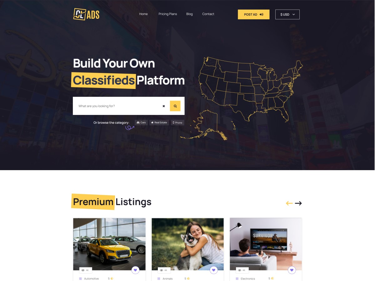 Classified Ads Directory WordPress 主题