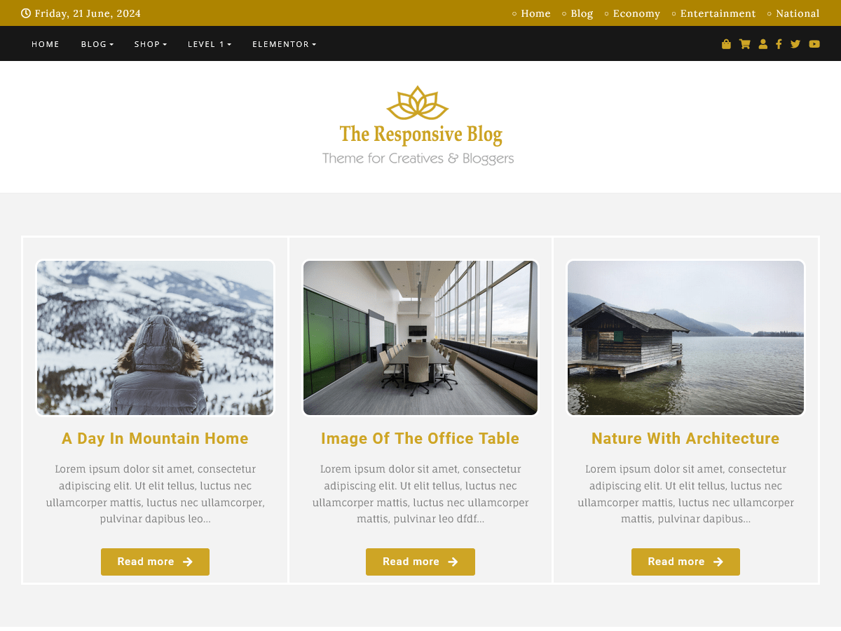 The Responsive Blog WordPress 主题