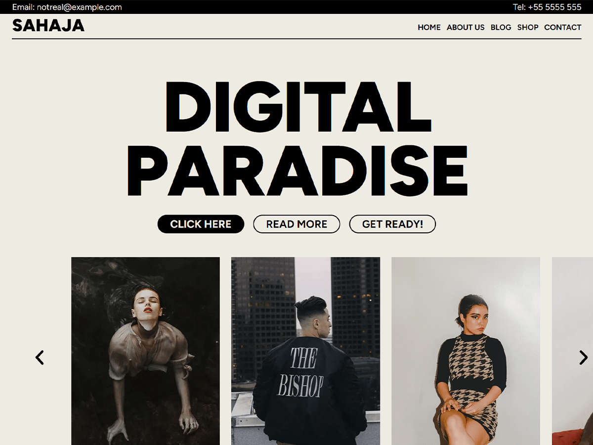 Sahaja WordPress 主题