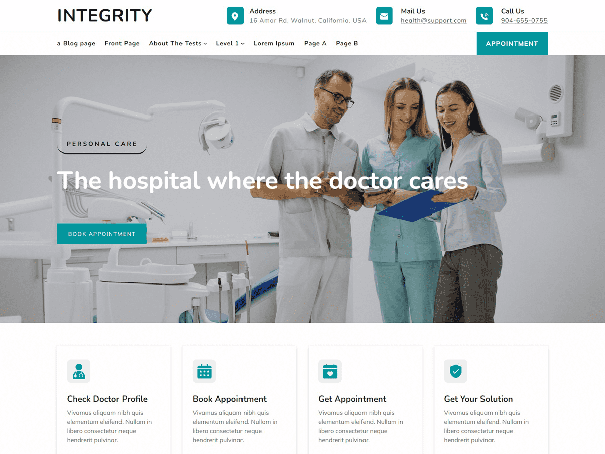 Integrity WordPress 主题