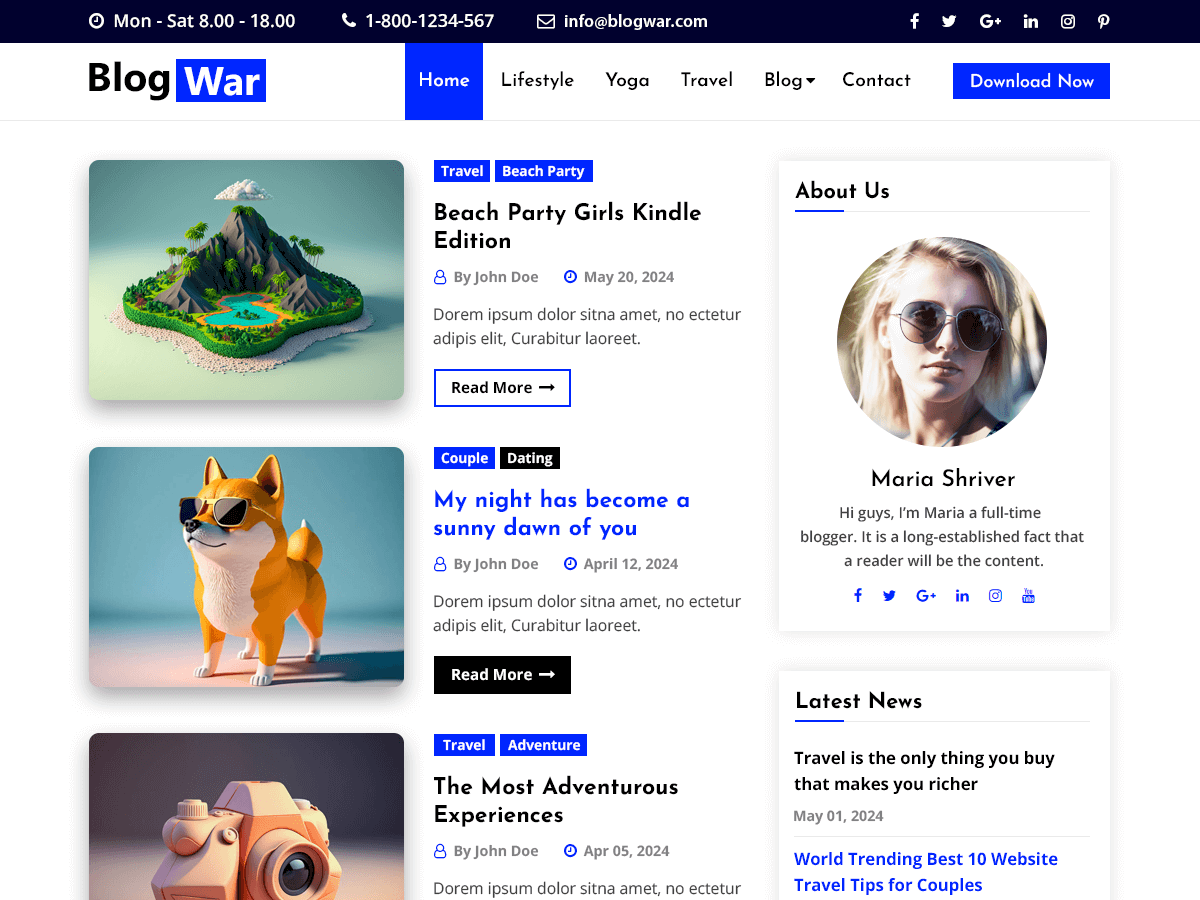 BlogWar WordPress 主题