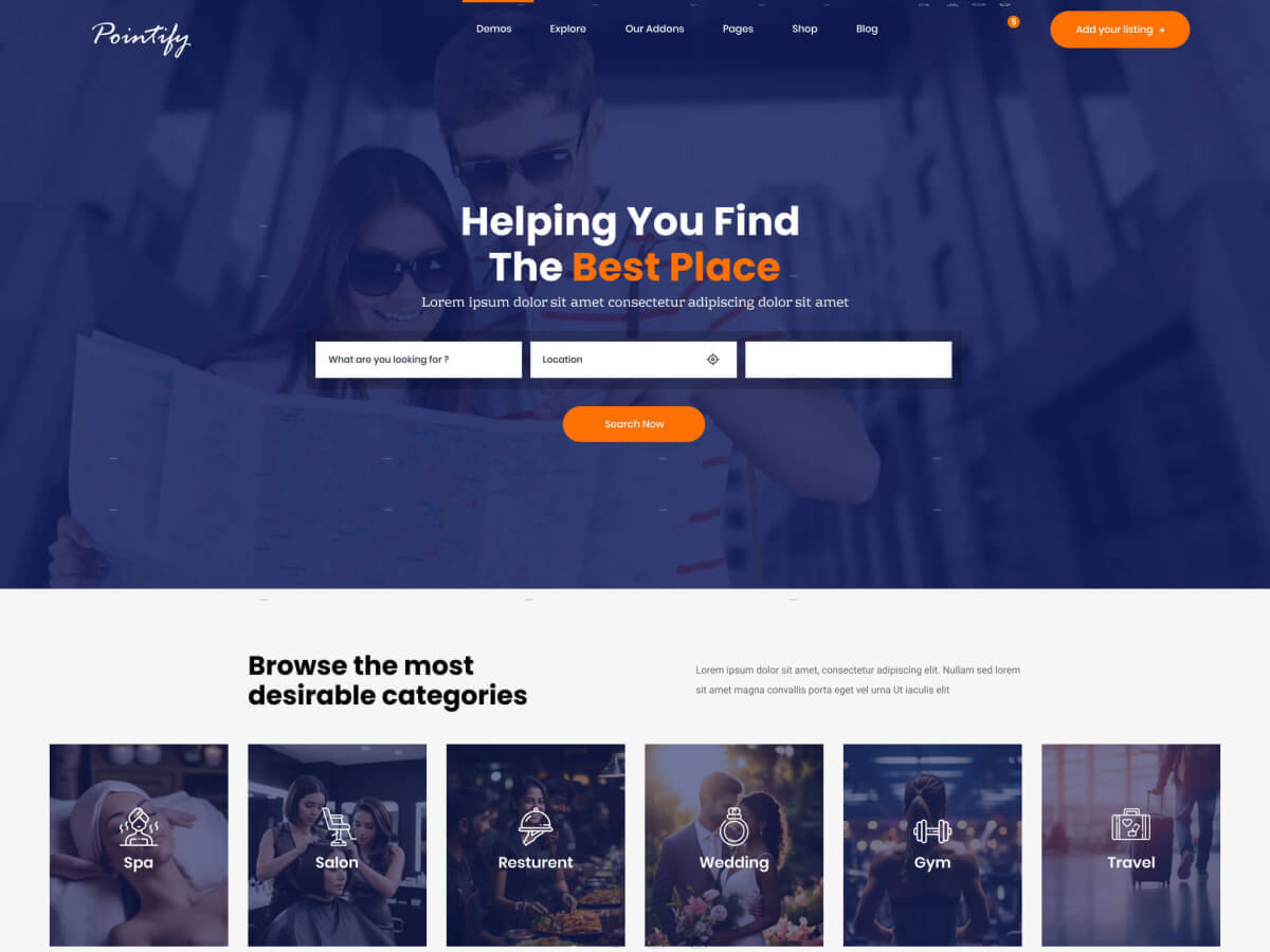 Pointify WordPress 主题