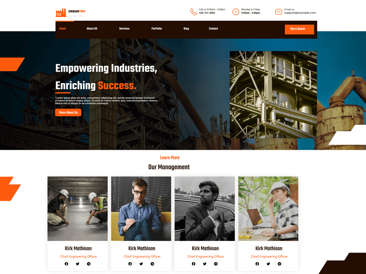 Classic Industry WordPress 主题