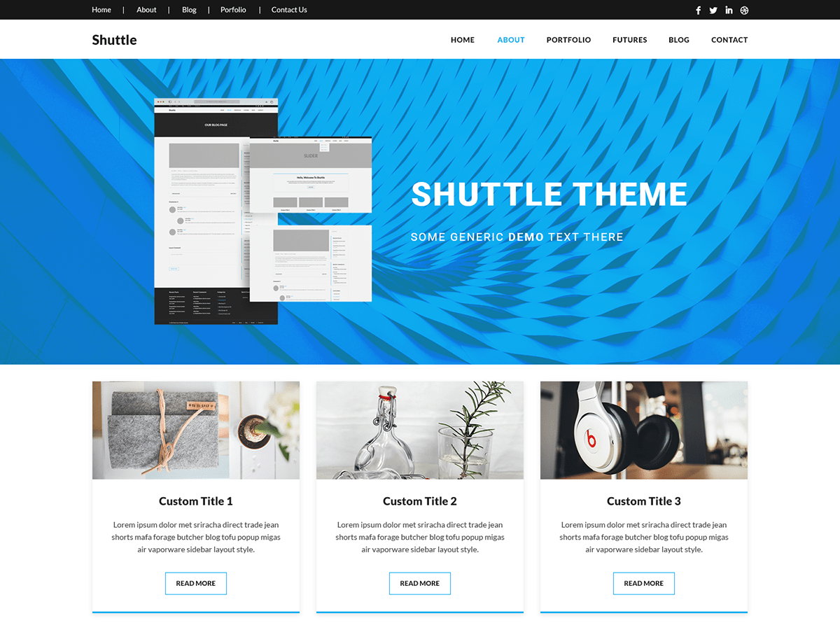 Shuttle X WordPress 主题