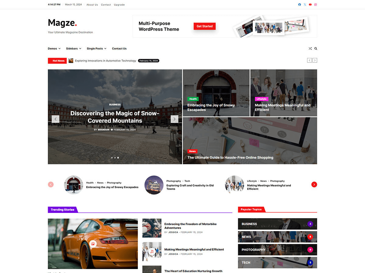 Magze WordPress 主题