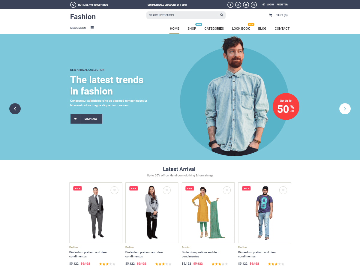 Clothing Store Blocks WordPress 主题