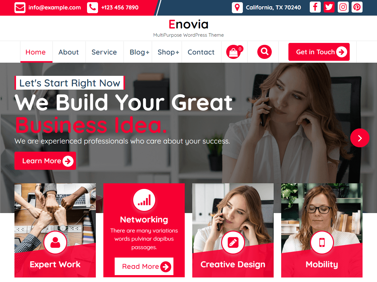 Enovia WordPress 主题