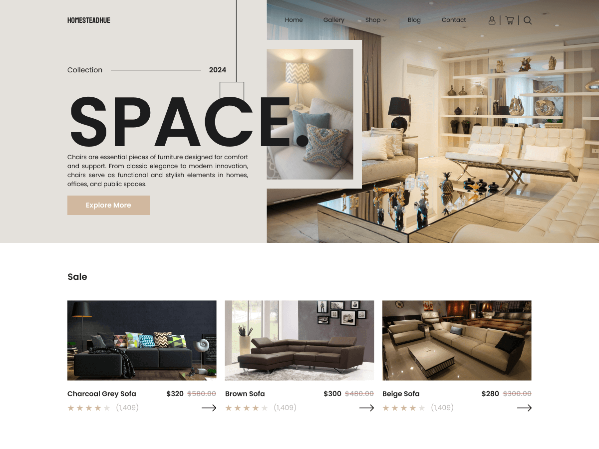 VW Furniture Shop WordPress 主题