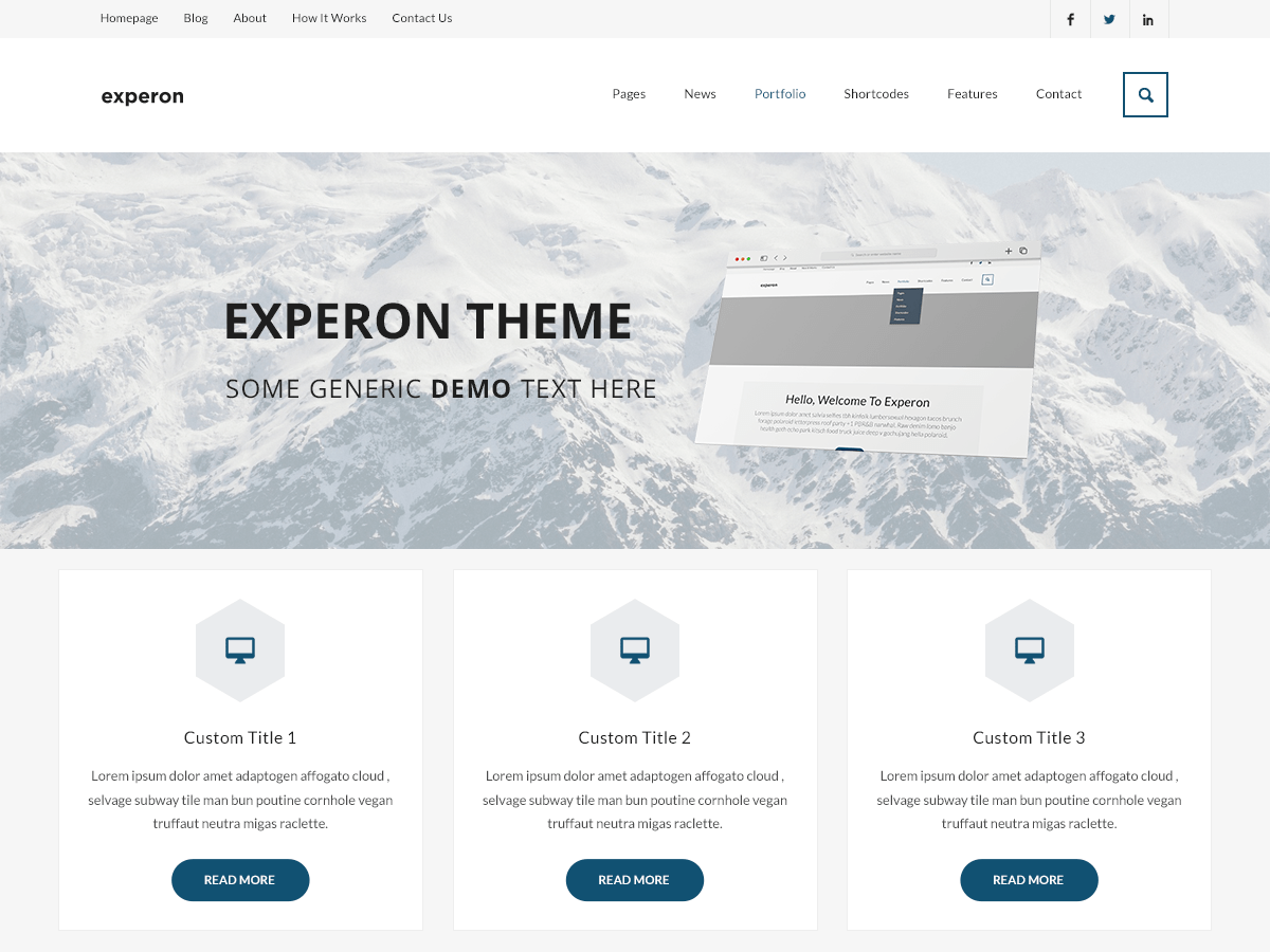 Experon Biz WordPress 主题