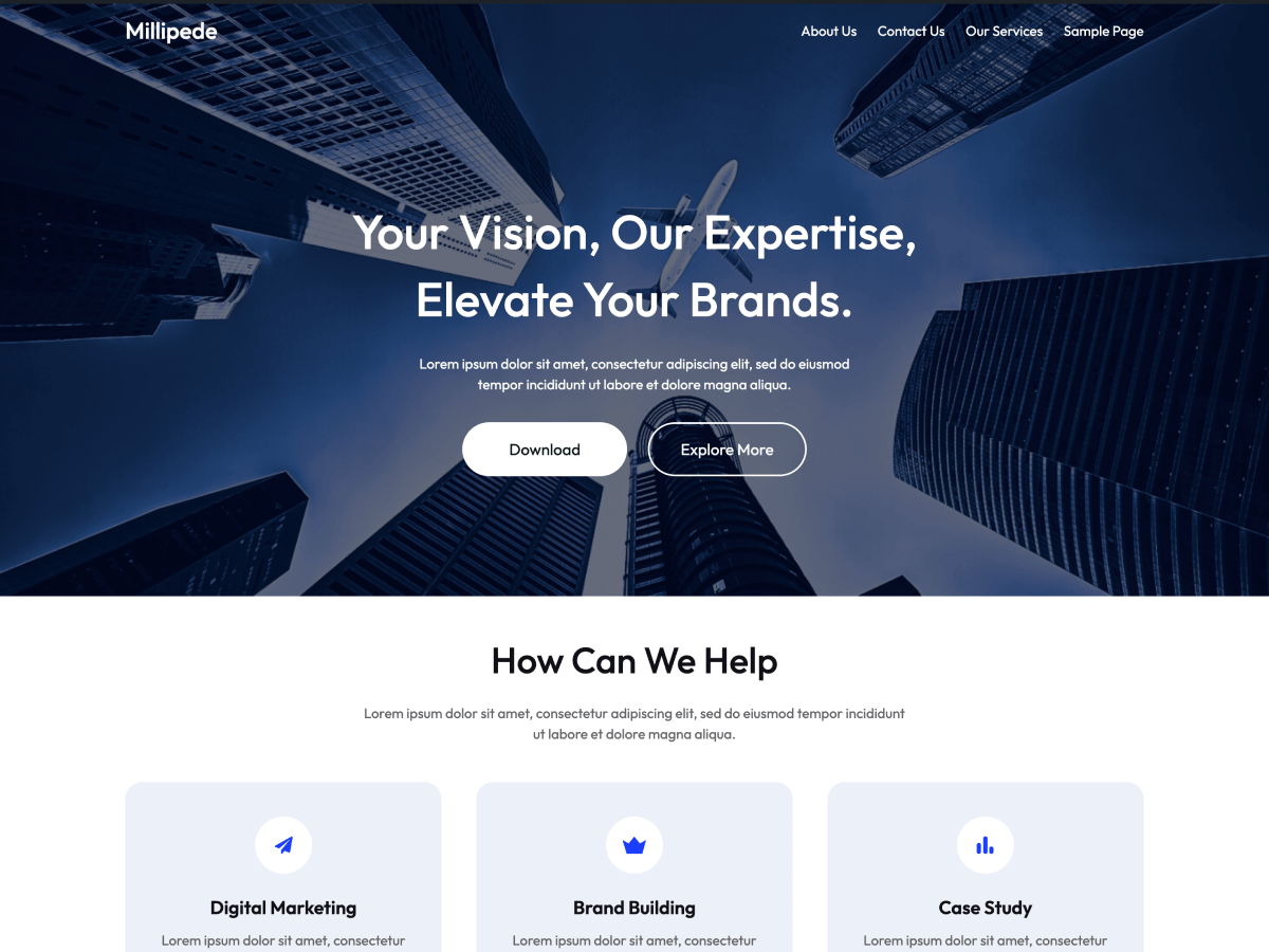 Millipede WordPress 主题
