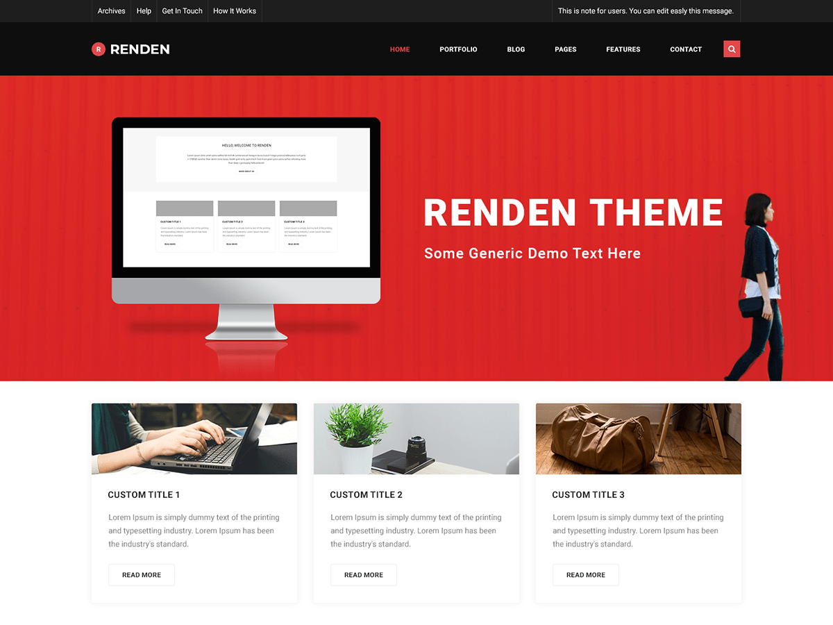 Renden eBlog WordPress 主题