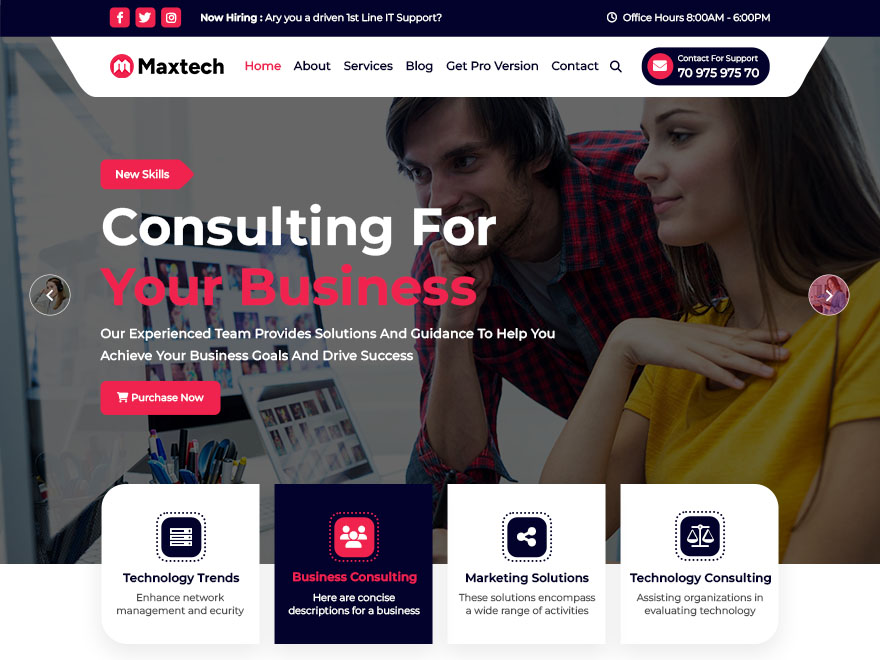 Maxtech WordPress 主题