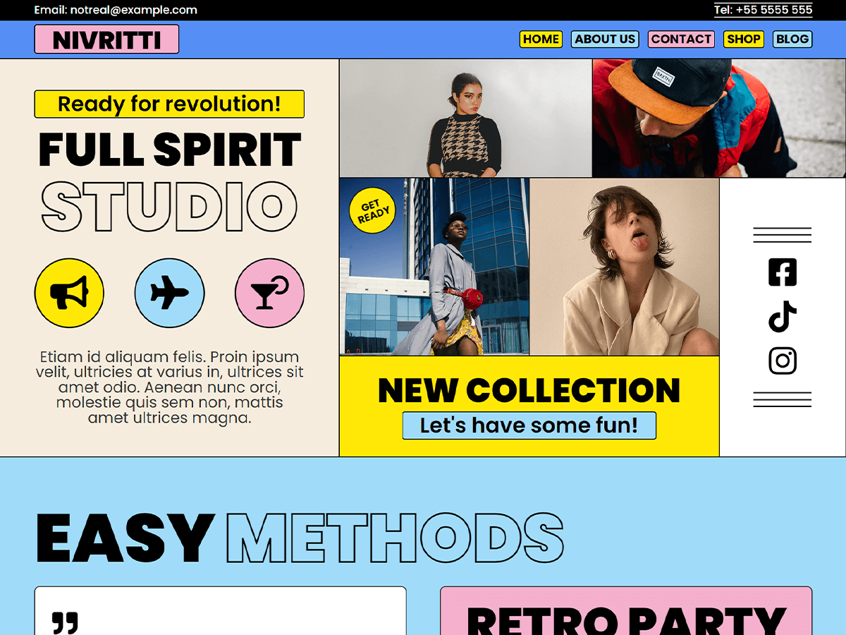 Nivritti WordPress 主题