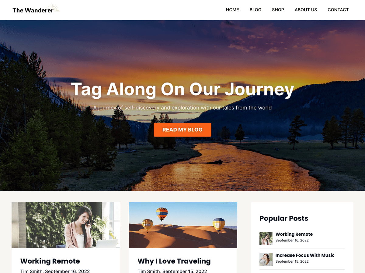 Freshblog Newsfeed WordPress 主题