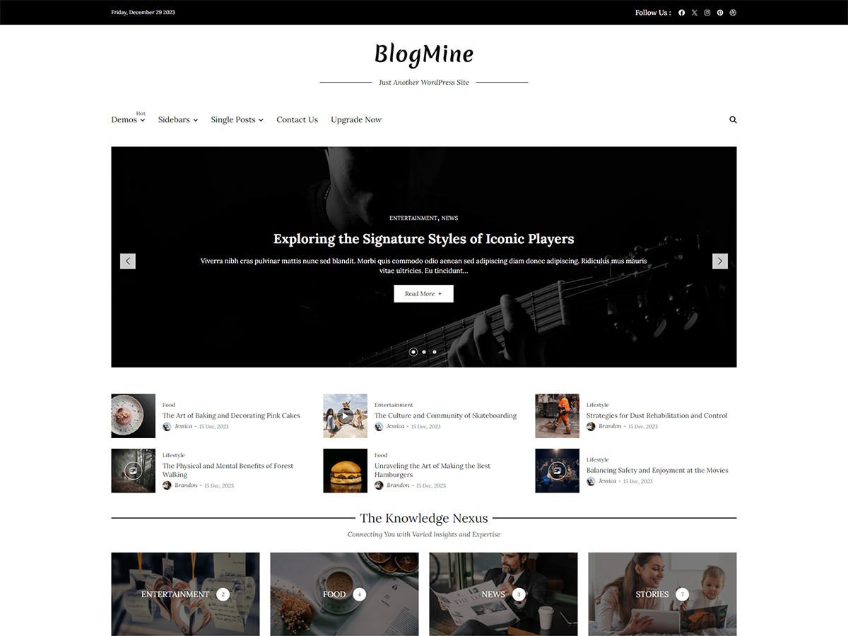 Blogmine WordPress 主题