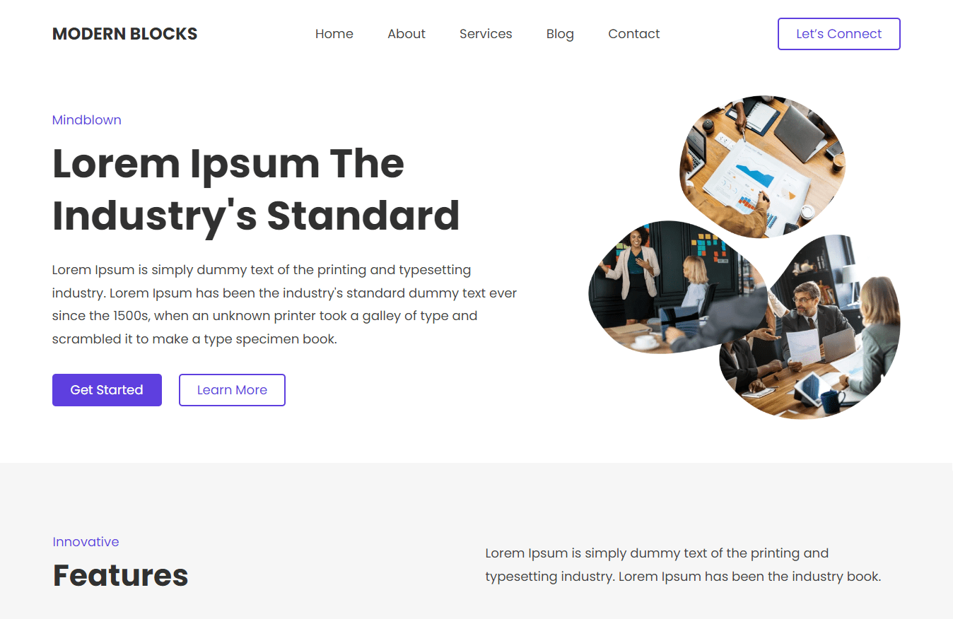 Modern Blocks WordPress 主题